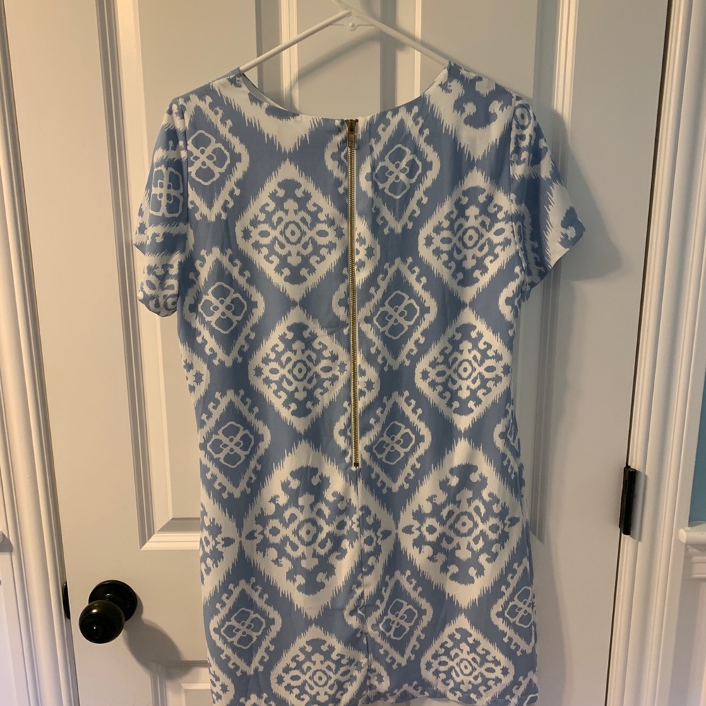 Lulu’s blue and white shift dress, size M - Picture 2 of 3